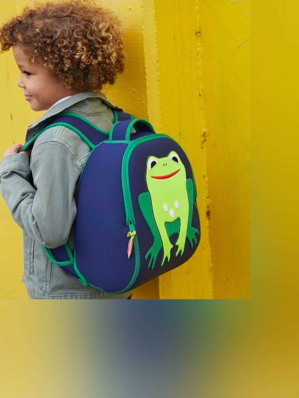 NWT Dabba Walla Young Kids Frog Backpack!  Very Unique!